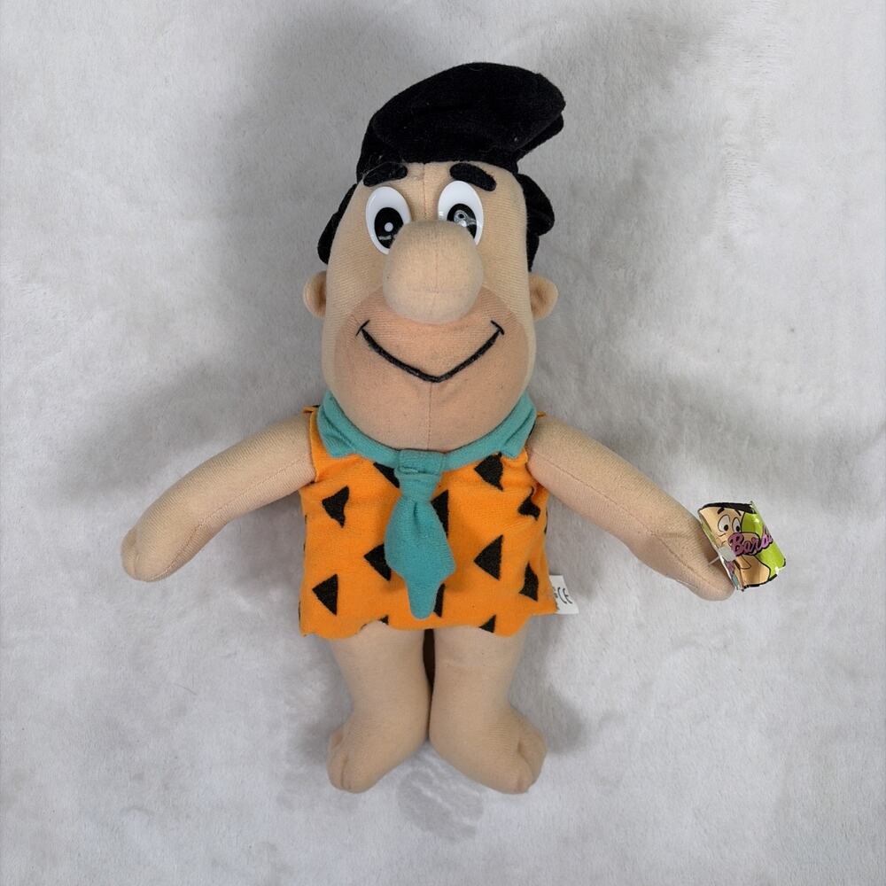 The Flintstones Fred & Barney Rubble Plush Stuffed Toy Play by Play 10” 1993 - Picture 2 of 16